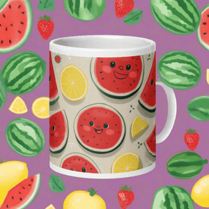 Strawberry Melonade White Glossy Mug - Cloutropolis