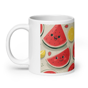 Strawberry Melonade White Glossy Mug - Cloutropolis