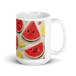 Strawberry Melonade White Glossy Mug - Cloutropolis