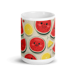 Strawberry Melonade White Glossy Mug - Cloutropolis