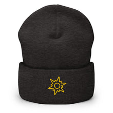 Cargar imagen en el visor de la galería, Sun Star Cuffed Beanie - EMBROIDERY - Cloutropolis