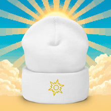 Cargar imagen en el visor de la galería, Sun Star Cuffed Beanie - EMBROIDERY - Cloutropolis