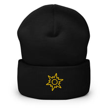Cargar imagen en el visor de la galería, Sun Star Cuffed Beanie - EMBROIDERY - Cloutropolis