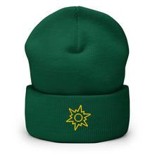 Cargar imagen en el visor de la galería, Sun Star Cuffed Beanie - EMBROIDERY - Cloutropolis