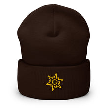 Cargar imagen en el visor de la galería, Sun Star Cuffed Beanie - EMBROIDERY - Cloutropolis
