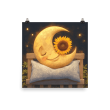 Load image into Gallery viewer, Sunflower Moon Poster - Poster - Cloutropolis