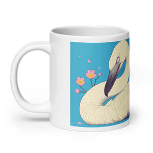 Swan Princess White Glossy Mug - mug - Cloutropolis