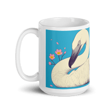 Load image into Gallery viewer, Swan Princess White Glossy Mug - mug - Cloutropolis