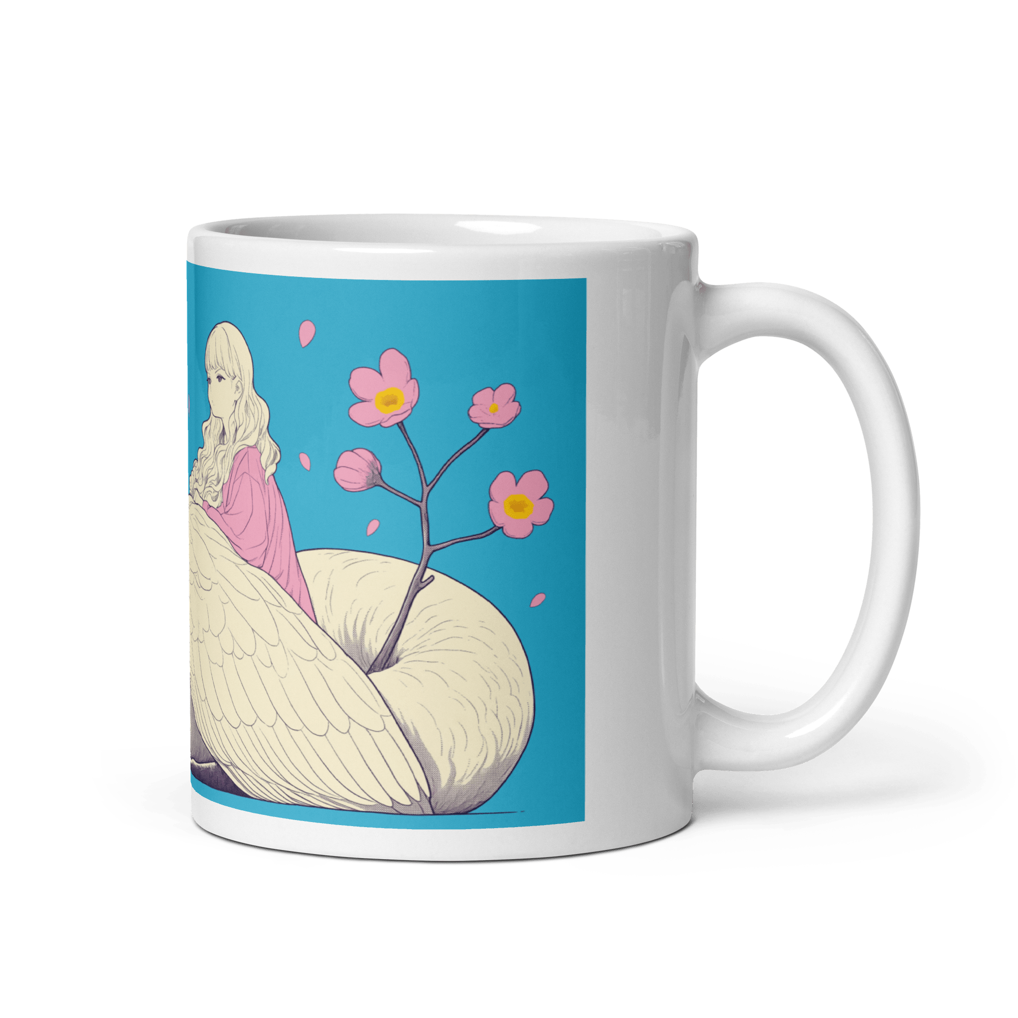 Swan Princess White Glossy Mug - mug - Cloutropolis