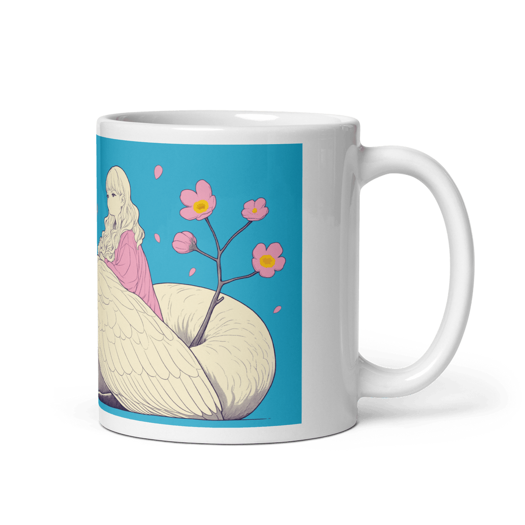 Swan Princess White Glossy Mug - mug - Cloutropolis