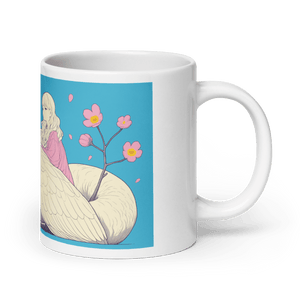 Swan Princess White Glossy Mug - mug - Cloutropolis