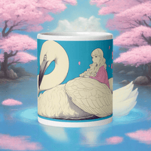 Load image into Gallery viewer, Swan Princess White Glossy Mug - mug - Cloutropolis