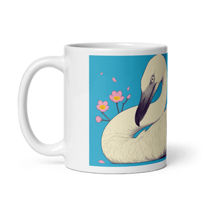 Swan Princess White Glossy Mug - mug - Cloutropolis