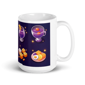 Swipe Up For Breakfast White Glossy Mug - mug - Cloutropolis