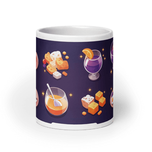 Swipe Up For Breakfast White Glossy Mug - mug - Cloutropolis