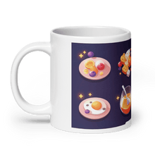 Load image into Gallery viewer, Swipe Up For Breakfast White Glossy Mug - mug - Cloutropolis