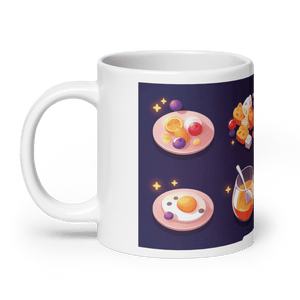 Swipe Up For Breakfast White Glossy Mug - mug - Cloutropolis