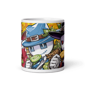 Trickster Treats White Glossy Mug - Cloutropolis