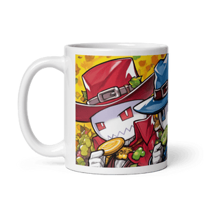 Trickster Treats White Glossy Mug - Cloutropolis