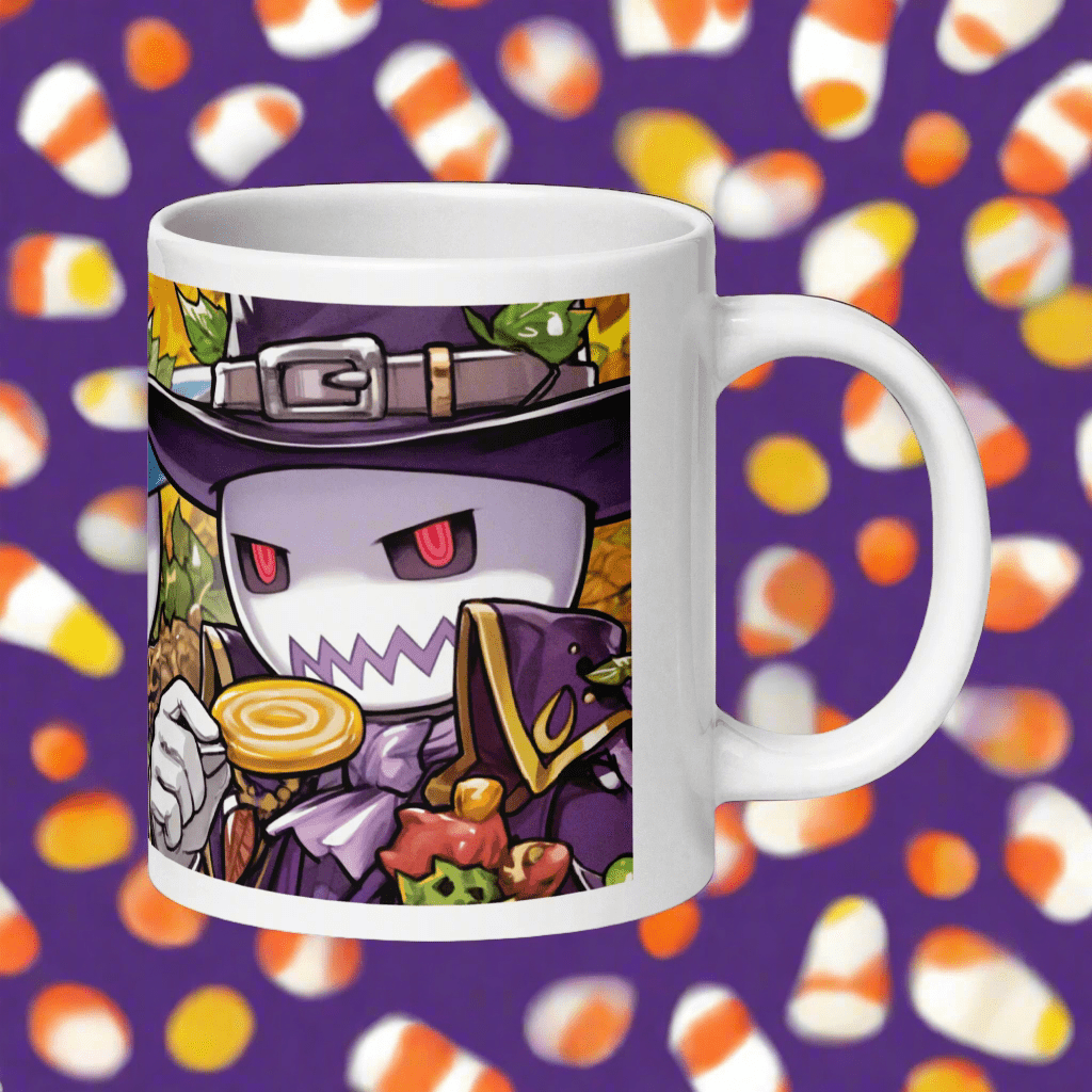 Trickster Treats White Glossy Mug - Cloutropolis