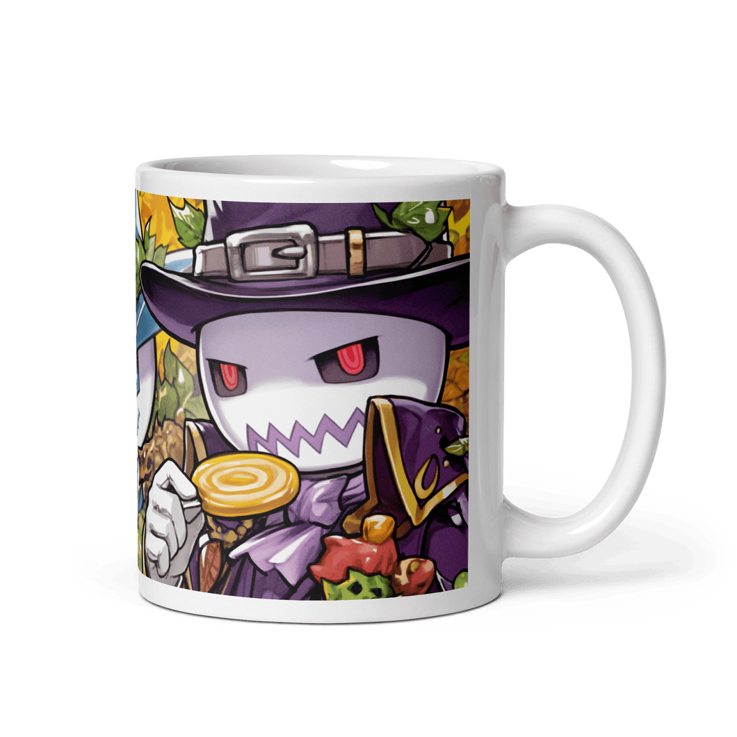 Trickster Treats White Glossy Mug - Cloutropolis