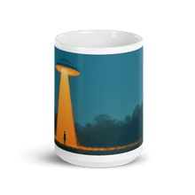 Load image into Gallery viewer, Abduction! White Glossy Mug - Cloutropolis