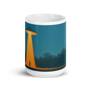 Abduction! White Glossy Mug - Cloutropolis