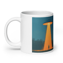 Load image into Gallery viewer, Abduction! White Glossy Mug - Cloutropolis