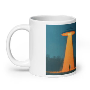 Abduction! White Glossy Mug - Cloutropolis