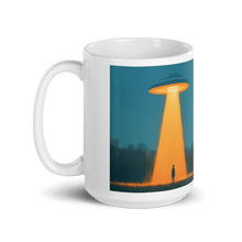 Load image into Gallery viewer, Abduction! White Glossy Mug - Cloutropolis