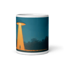 Load image into Gallery viewer, Abduction! White Glossy Mug - Cloutropolis