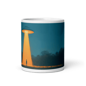 Abduction! White Glossy Mug - Cloutropolis