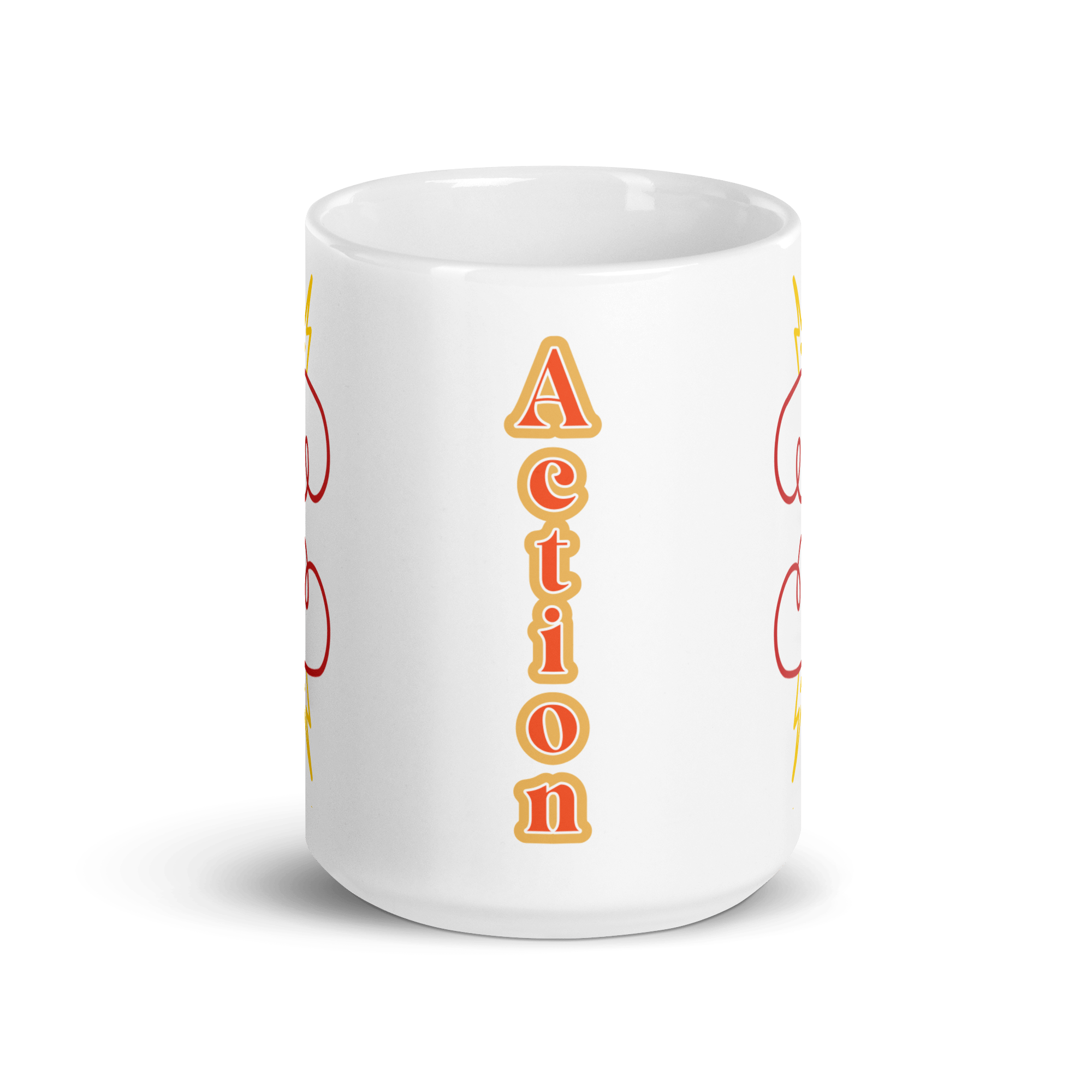 Action Coffee Mug - Inspiring Dynamic Activity