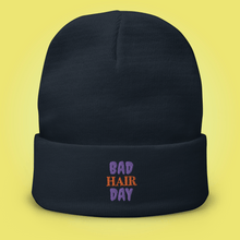 Load image into Gallery viewer, Bad Hair Day Embroidered Beanie - Cloutropolis