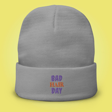 Load image into Gallery viewer, Bad Hair Day Embroidered Beanie - Cloutropolis