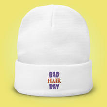 Load image into Gallery viewer, Bad Hair Day Embroidered Beanie - Cloutropolis