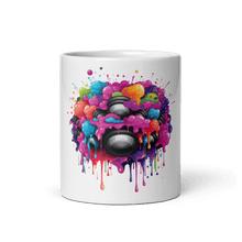 Load image into Gallery viewer, Burst Vision White Glossy Mug - Cups - Cloutropolis