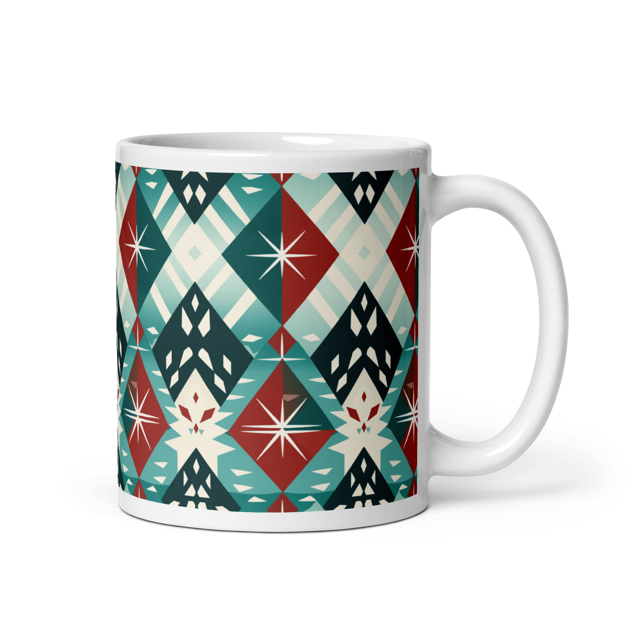 Christmas Patterns Mug V1.0 - Cups - Cloutropolis