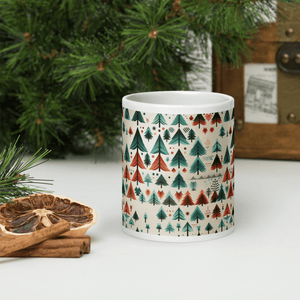 Christmas Patterns Mug V1.1 - Cups - Cloutropolis