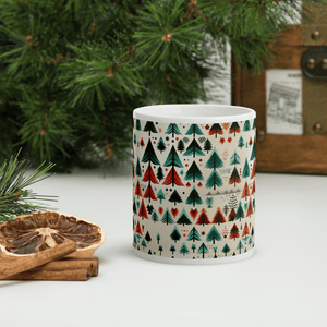 Christmas Patterns Mug V1.1 - Cups - Cloutropolis