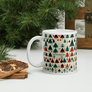 Christmas Patterns Mug V1.1 - Cups - Cloutropolis