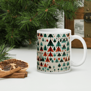 Christmas Patterns Mug V1.1 - Cups - Cloutropolis