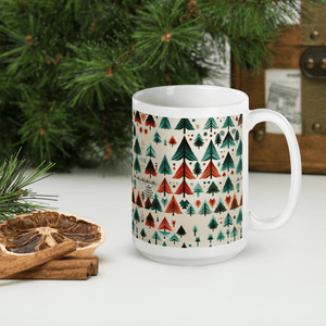 Christmas Patterns Mug V1.1 - Cups - Cloutropolis