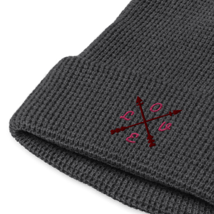 ComPassion Waffle Beanie Flat - Beanies - Cloutropolis