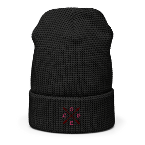 ComPassion Waffle Beanie Flat - Beanies - Cloutropolis