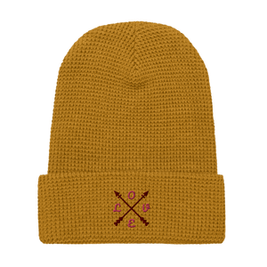 ComPassion Waffle Beanie Flat - Beanies - Cloutropolis