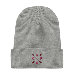 ComPassion Waffle Beanie Flat - Beanies - Cloutropolis