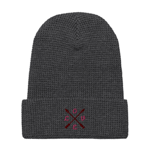 ComPassion Waffle Beanie Flat - Beanies - Cloutropolis