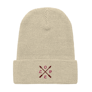 ComPassion Waffle Beanie Flat - Beanies - Cloutropolis