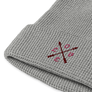 ComPassion Waffle Beanie Flat - Beanies - Cloutropolis